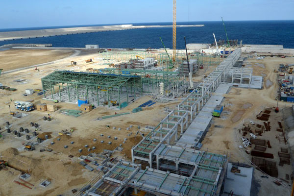 Liquefied Natural Gas Terminal Rack, El Musel, Gijón (Spain)