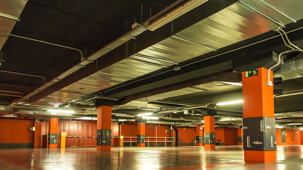 Underground Car Park For Torre Espacio, Madrid (Spain)