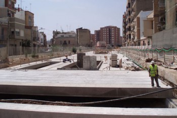 Estación subterránea del metro de Valencia