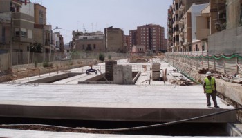 Estación subterránea del metro de Valencia