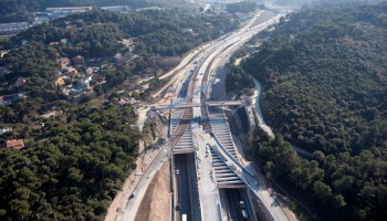 Bus/Hov Lane For Toll Highway C-58 (Spain)